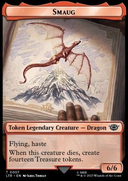 Smaug Token (R 6/6) // Food Token (V.2) - The Lord of the Rings: Tales of Middle-earth: Extras (Token) [XLTR-T 7/10] Immagine principale del prodotto