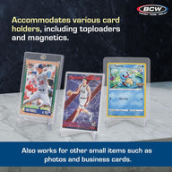 BCW Small Card Stand met kaart in toploader
