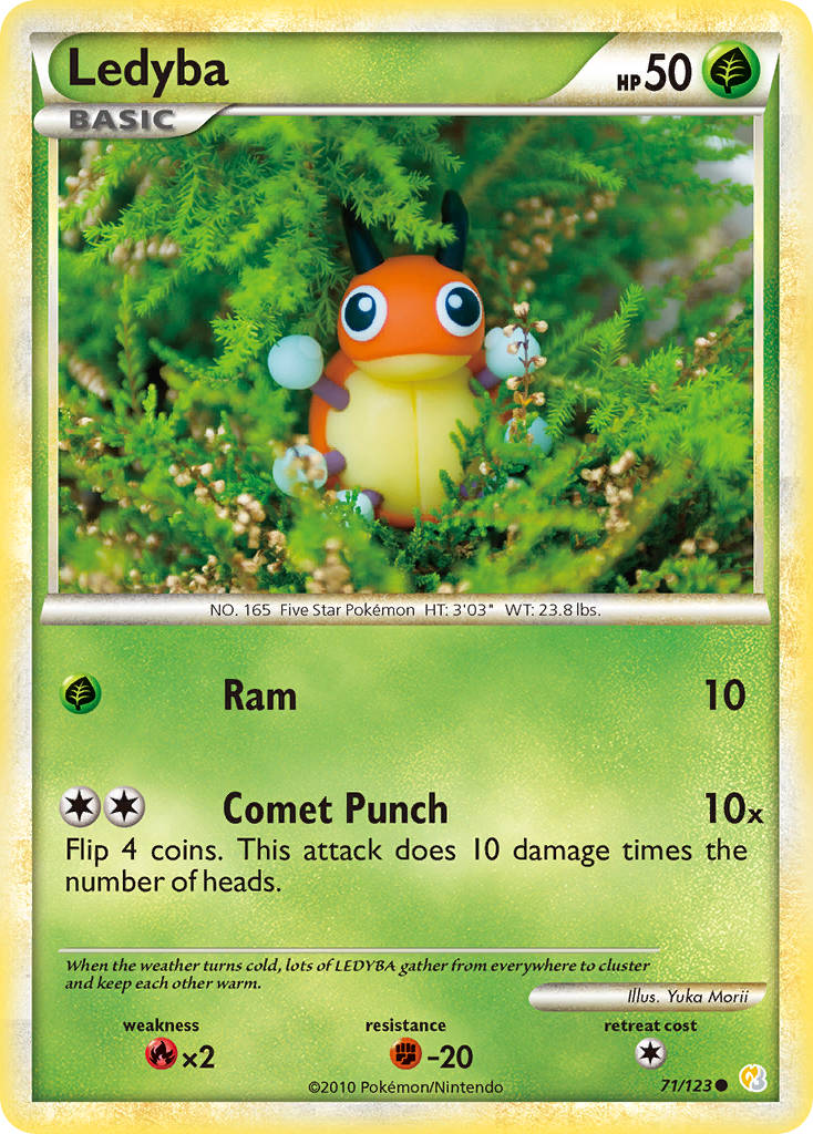 Ledyba – HeartGold & SoulSilver 71 – Pokémon TCG single card