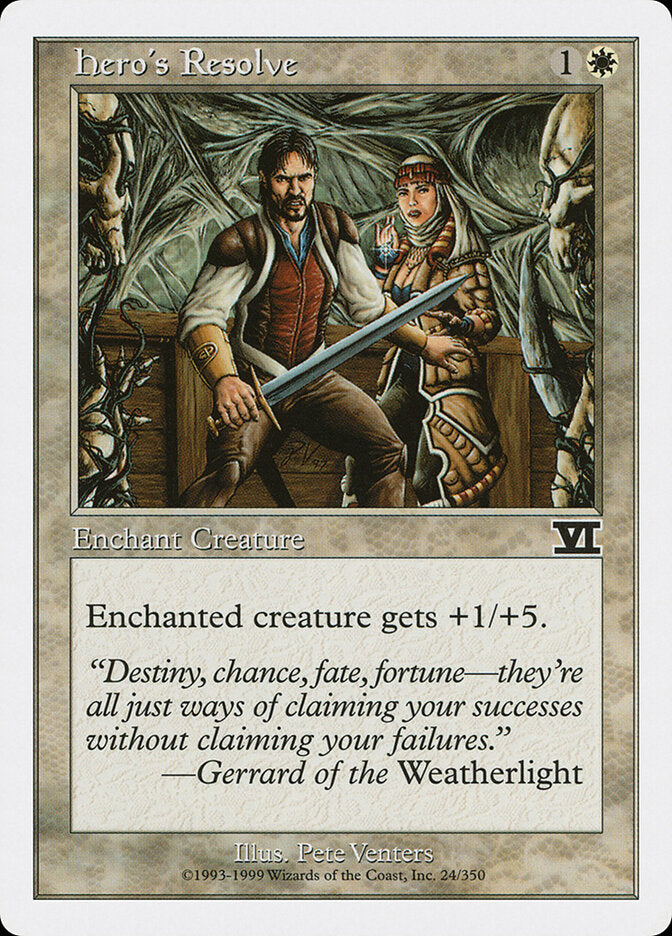 Hero's Resolve - Sixth Edition (Common) [6ED-24]