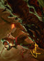 Magic-kaart Art Series: Sarkhan's Resolve ATDM-18 uit Tarkir: Dragonstorm Art Series (Tip Card)
