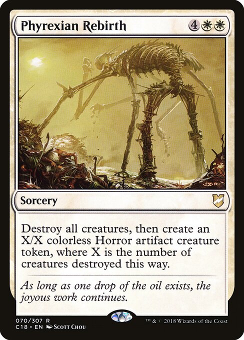 Phyrexian Rebirth – Commander 2018 (C18-70) Magic: The Gathering card