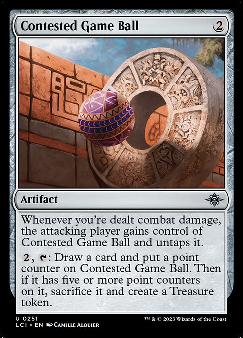 Contested Game Ball – The Lost Caverns of Ixalan (LCI-251) Magic: The Gathering card