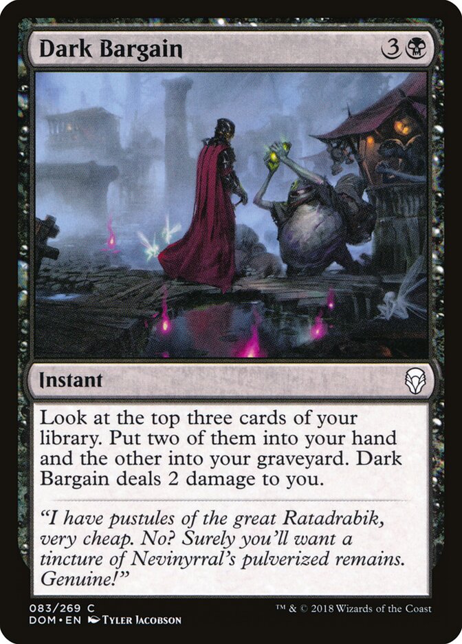 Dark Bargain - Dominaria (Common) [DOM-83]
