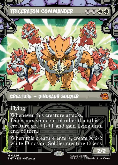 Triceraton Commander – Teenage Mutant Ninja Turtles (TMT-226) Magic: The Gathering card | LC-REM-20260804-15634917359948-71ce86cc-6367-4166-82f5-7e794a9e4c5d