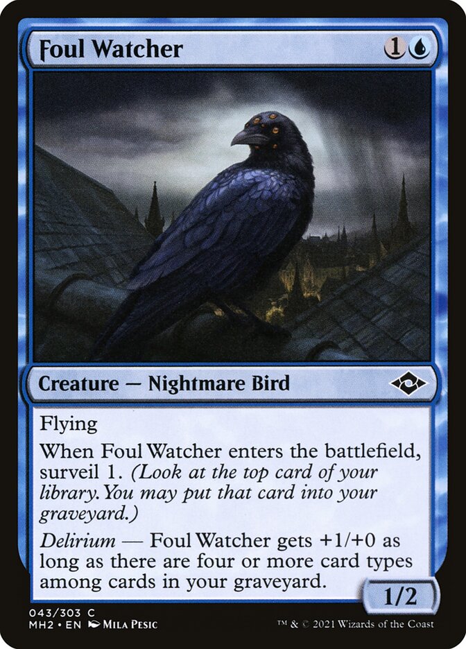 Foul Watcher - Modern Horizons 2 (Common) [MH2-43] Hoofdafbeelding
