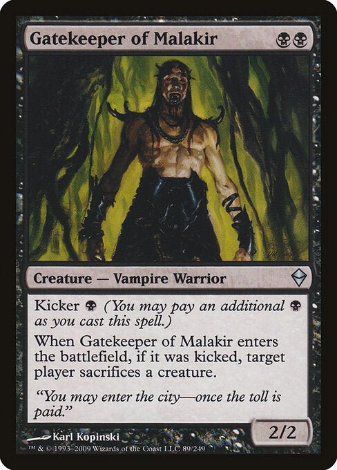Gatekeeper of Malakir – Zendikar (ZEN-89) Magic: The Gathering card | LC-REM-20260804-15623355334988-71db3698-a45c-4eaf-87e6-30502c0c10f4