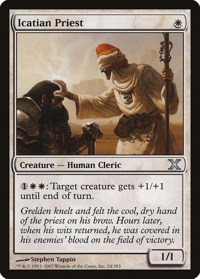 Icatian Priest - Tenth Edition (Uncommon) [10E-24]
