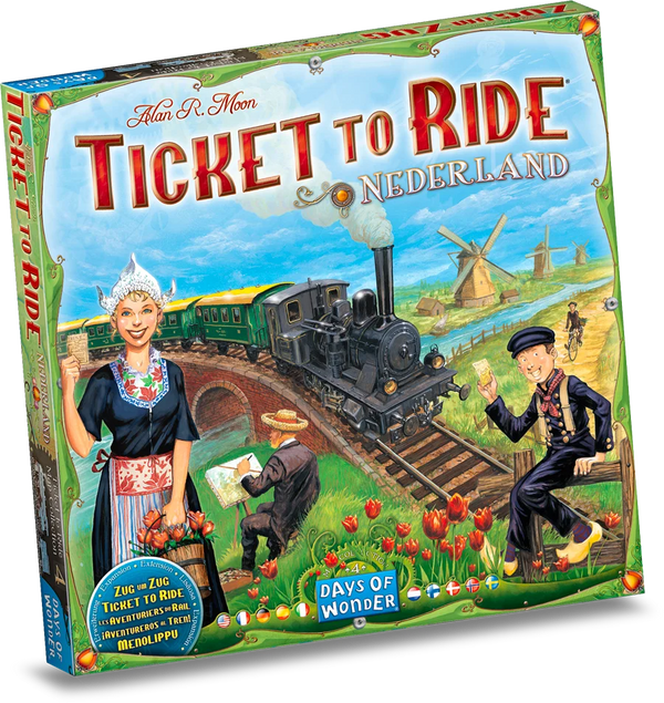 Ticket to Ride Nederland multilingual expansion box
