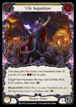 Vile Inquisition (Yellow) (Regular) - Dusk till Dawn (Rare) [DTD-179] Hoofdafbeelding