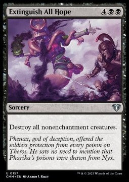 Extinguish All Hope - Commander Masters (Uncommon) [CMM-157] Hover Image