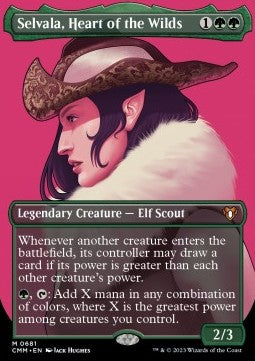 Selvala, Heart of the Wilds (V.2) - Commander Masters: Extras (Mythic) [XCMM-681] Hover Image