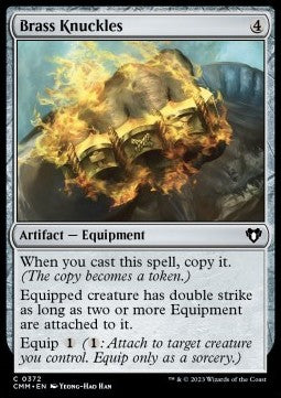 Brass Knuckles - Commander Masters (Common) [CMM-372] Hover Image