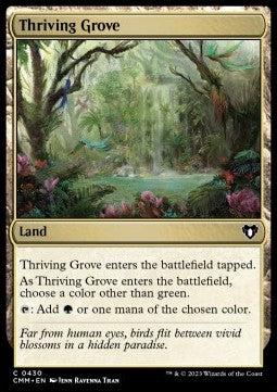 Thriving Grove - Commander Masters (Common) [CMM-430] Hover Image