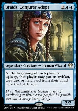 Braids, Conjurer Adept - Commander Masters (Rare) [CMM-76] Hover Image