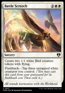 Battle Screech - Commander Masters (Common) [CMM-17] Immagine principale del prodotto