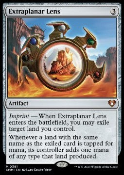 Extraplanar Lens - Commander Masters (Mythic) [CMM-381] Hover Image