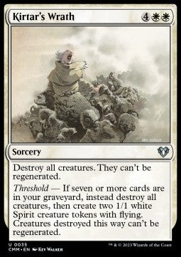 Kirtar's Wrath - Commander Masters (Uncommon) [CMM-35] Hover Image