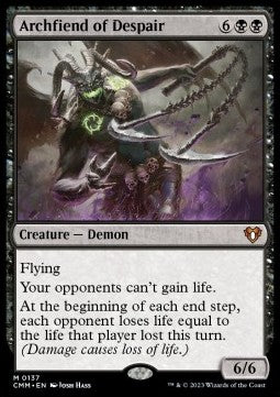 Archfiend of Despair - Commander Masters (Mythic) [CMM-137] Immagine principale del prodotto