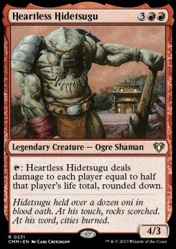 Heartless Hidetsugu - Commander Masters (Rare) [CMM-231] Hover Image