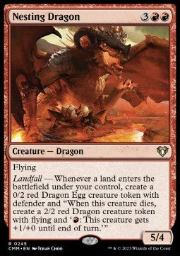 Nesting Dragon - Commander Masters (Rare) [CMM-245] Hover Image