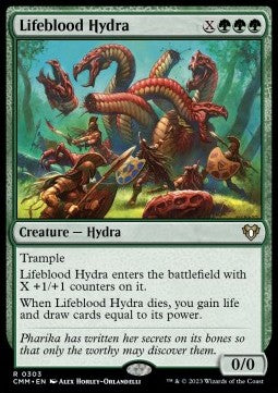 Lifeblood Hydra - Commander Masters (Rare) [CMM-303] Hover Image