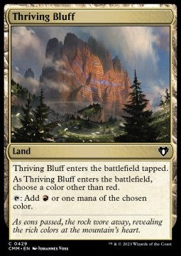 Thriving Bluff - Commander Masters (Common) [CMM-429] Hover Image