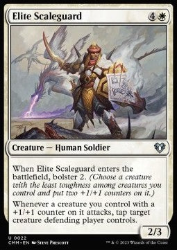 Elite Scaleguard - Commander Masters (Uncommon) [CMM-22] Imagen principal del producto