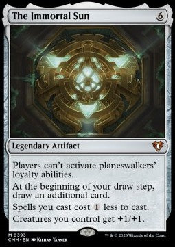The Immortal Sun - Commander Masters (Mythic) [CMM-393] Hover Image