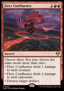 Fiery Confluence - Commander Masters (Rare) [CMM-222] Imagen principal del producto