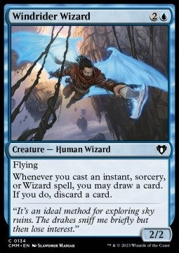 Windrider Wizard - Commander Masters (Common) [CMM-134] Hauptbild