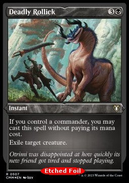 Deadly Rollick - Commander Masters: Extras (Rare) [XCMM-507] Main image