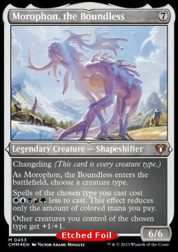 Morophon, the Boundless (V.1) - Commander Masters: Extras (Mythic) [XCMM-453] Hoofdafbeelding