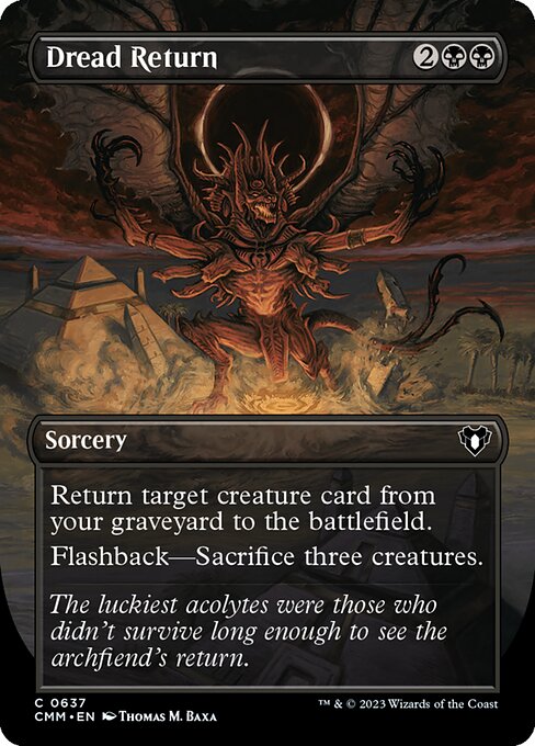 Dread Return – Commander Masters (CMM-637) Magic: The Gathering card | LC-REM-20260804-15151331541324-721aff76-9f80-4ec2-ae29-2dc8494a1a06 Main image