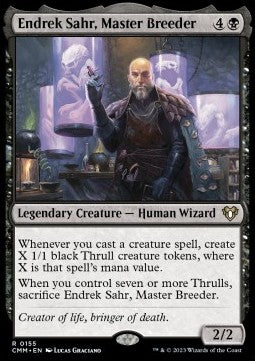 Endrek Sahr, Master Breeder - Commander Masters (Rare) [CMM-155] Hoofdafbeelding