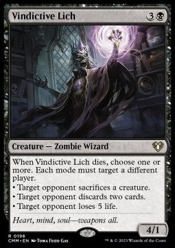 Vindictive Lich - Commander Masters (Rare) [CMM-196] Hauptbild