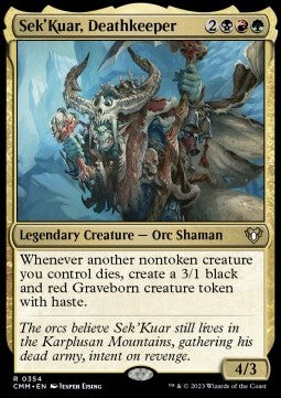 Sek'Kuar, Deathkeeper - Commander Masters (Rare) [CMM-354] Hauptbild