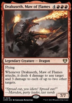 Drakuseth, Maw of Flames - Commander Masters (Rare) [CMM-218] Hover Image