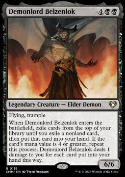 Demonlord Belzenlok - Commander Masters (Rare) [CMM-151] Hauptbild