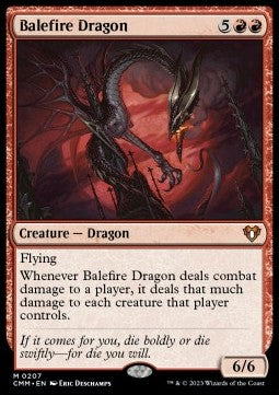 Balefire Dragon - Commander Masters (Mythic) [CMM-207] Imagen principal del producto