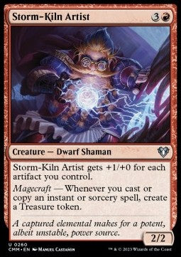 Storm-Kiln Artist - Commander Masters (Uncommon) [CMM-260] Imagen principal del producto