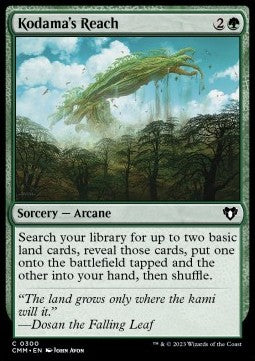 Kodama's Reach - Commander Masters (Common) [CMM-300] Hover Image