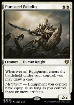 Puresteel Paladin - Commander Masters (Rare) [CMM-51] Imagen principal del producto