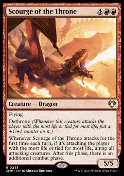 Scourge of the Throne - Commander Masters (Rare) [CMM-253] Hauptbild