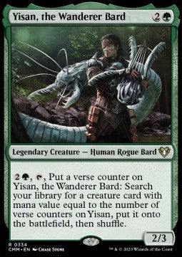 Yisan, the Wanderer Bard - Commander Masters (Rare) [CMM-334] Hover Image