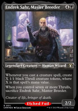 Endrek Sahr, Master Breeder - Commander Masters: Extras (Rare) [XCMM-511]