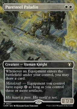 Puresteel Paladin (V.2) - Commander Masters: Extras (Rare) [XCMM-627] Imagen principal del producto