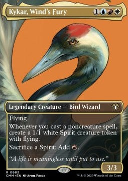 Kykar, Wind's Fury (V.2) - Commander Masters: Extras (Rare) [XCMM-683] Main image