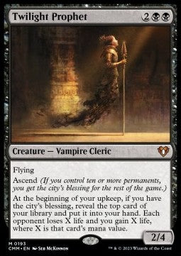 Twilight Prophet - Commander Masters (Mythic) [CMM-193] Hover Image