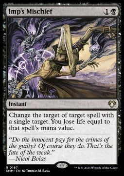 Imp's Mischief - Commander Masters (Rare) [CMM-167] Hover Image